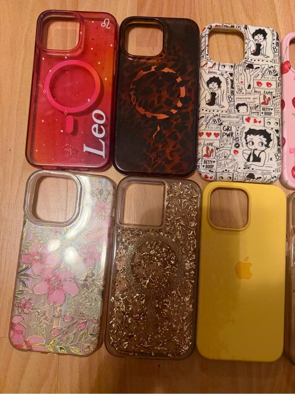 Assorted Pink & Gold iPhone 14 Pro MaxCase Bundle - Decorative Protective Covers